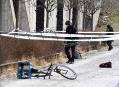 One dead, one hurt in blast outside Stockholm area metro 