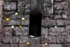 The carvings at Sukuh temple. JP/Maksum Nur Fauzan