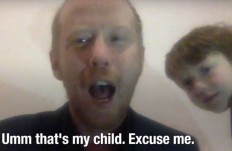 D&eacute;j&agrave; vu: Professor&rsquo;s adorable son crashes live TV interview