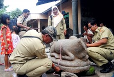 Ancient cow statue found in Sukoharjo