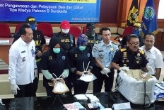 Surakarta customs office foils crystal meth smuggling attempt