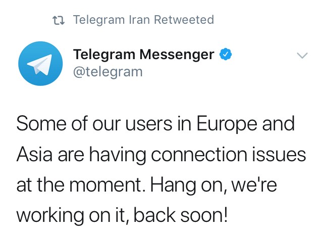 Iran removes block on Telegram