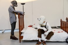 Men treated as dogs and pigs in Paris catwalk shows