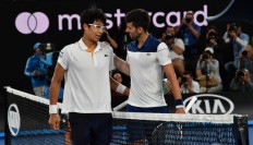 Chung dumps wounded Djokovic out of Open