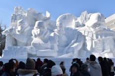 'Astro Boy' headlines opening of annual Sapporo snow festival
