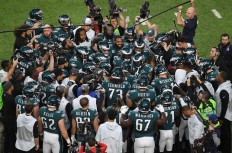 Chaotic scenes in Philadelphia following first Super Bowl win