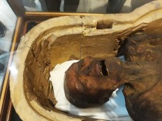 'Screaming Mummy' displayed in Egypt museum