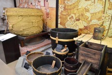 English map of sake breweries in western Japan available to foreigners