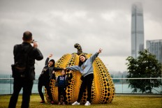 Hong Kong harbour gets star attraction with sculpture park