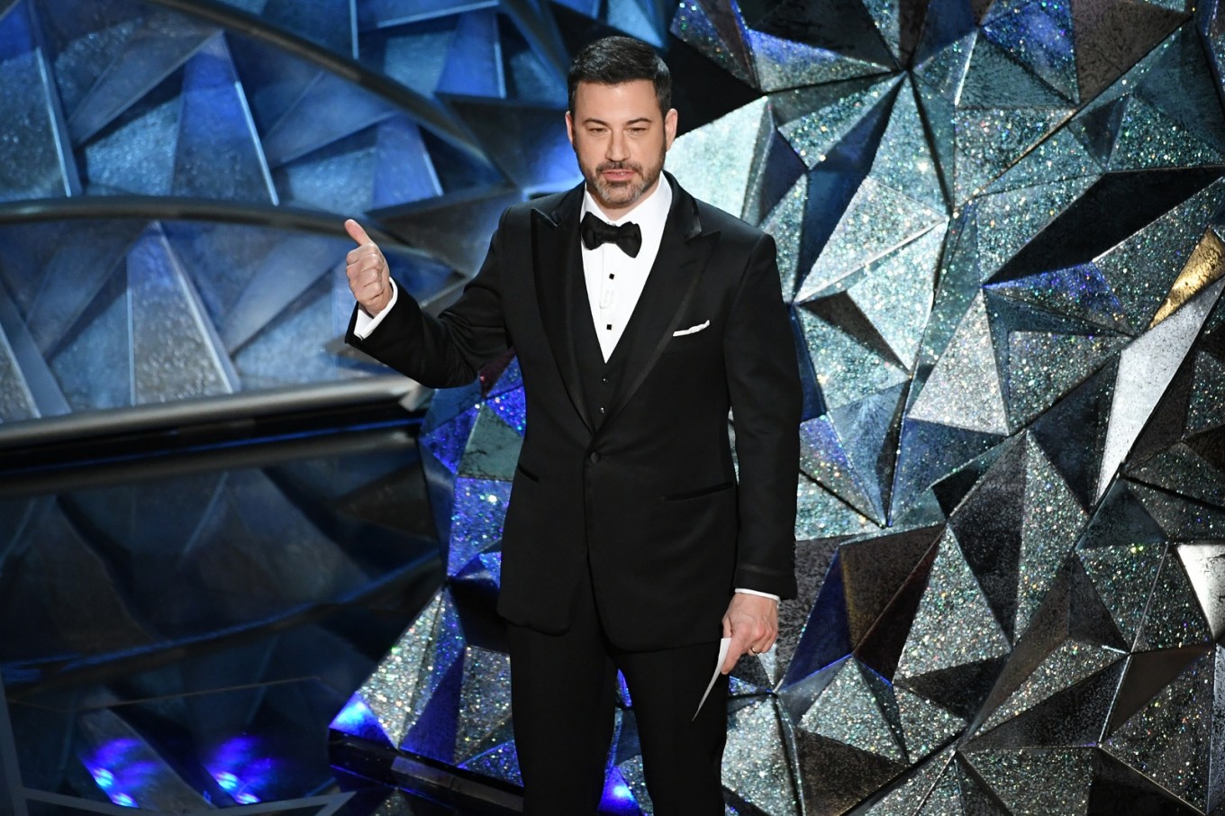 Jimmy Kimmel gets his third shot at hosting the Emmy Awards