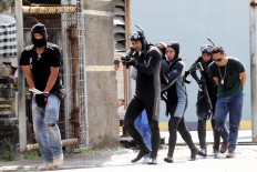 Counterterrorism drill in Bali ahead of IMF-World Bank meeting
