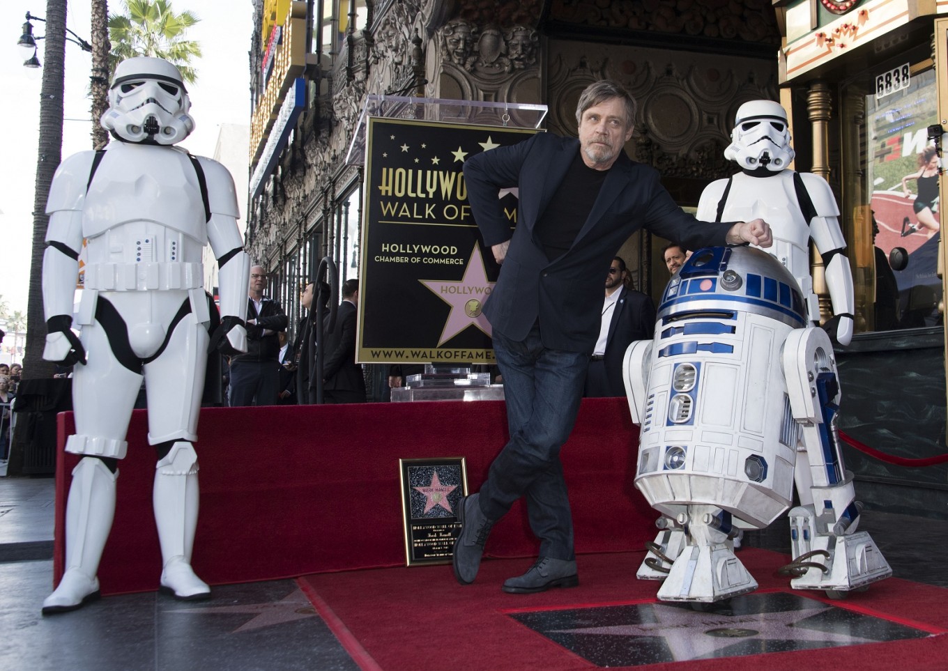 Mark Hamill bags Hollywood star, with no wars required