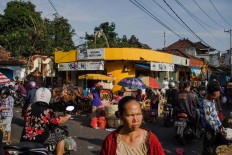 The Badung Traditional Market in Denpasar, Bali, is seen in this 2017 photo.