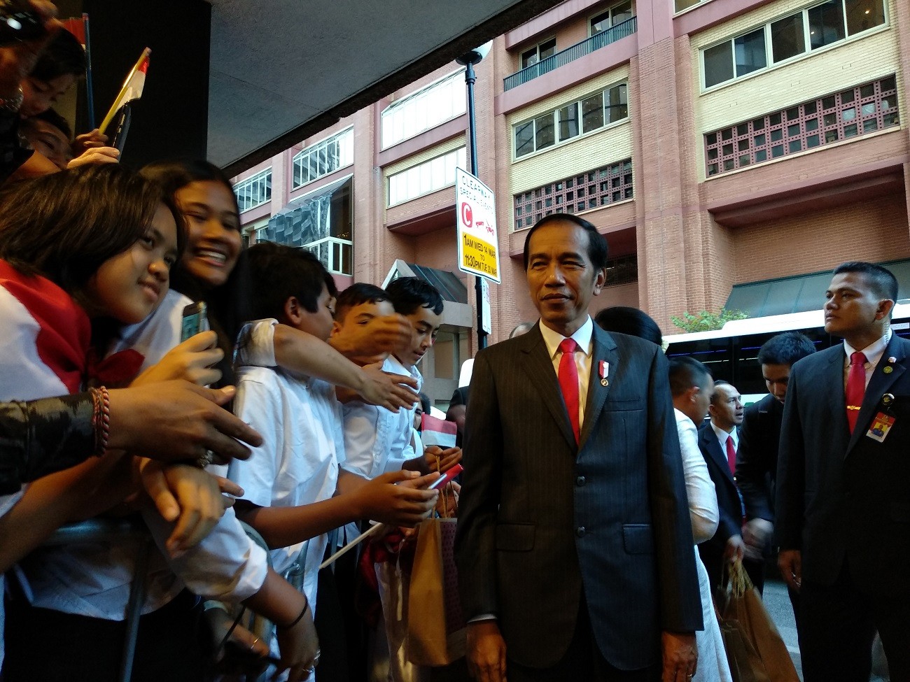 Indonesians in Sydney welcome Jokowi