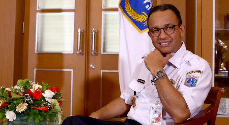 Discourse: Anies aims for unity by bringing social justice to Jakarta