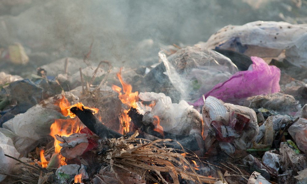 burning plastic waste harmful health jakarta shares