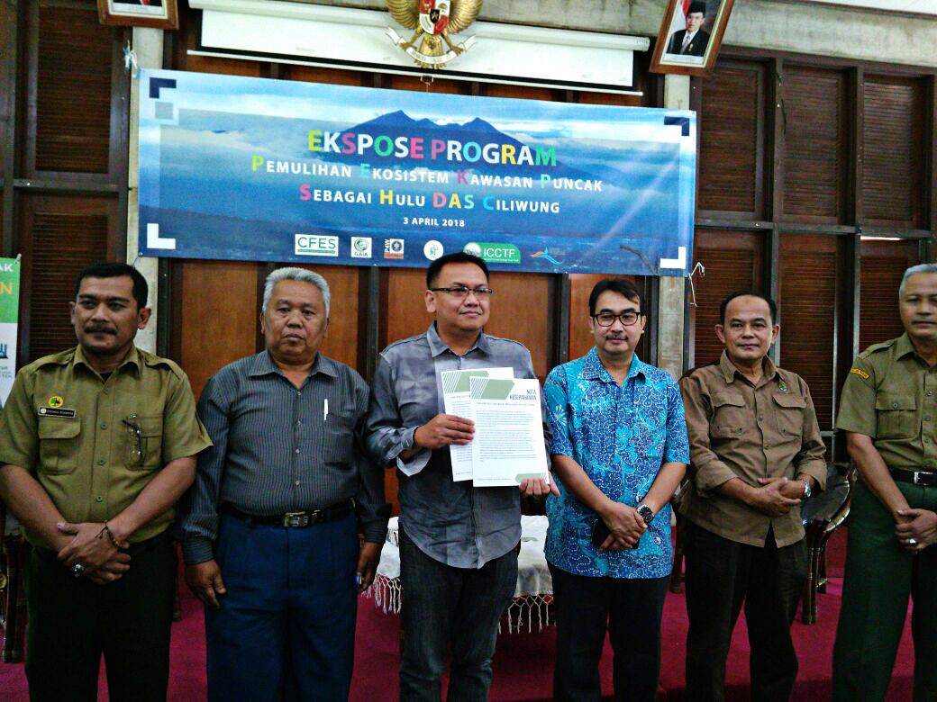 Land allocated to restore forests, ecosystem in Puncak
