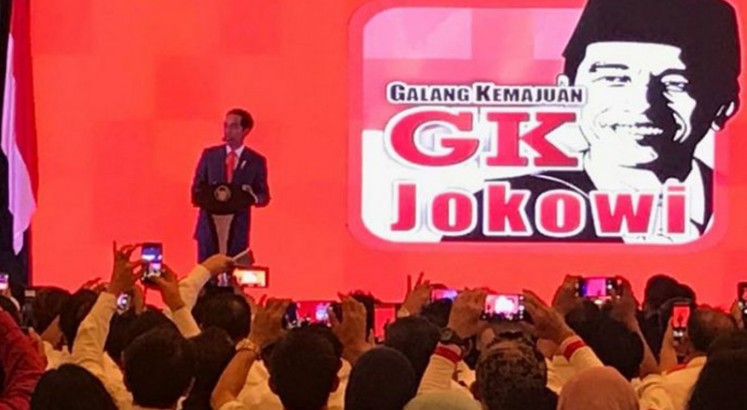 President Jokowi delivers angry speech to critics