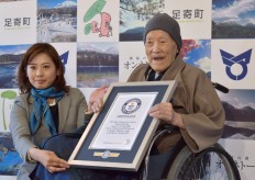 112-yr-old Japanese recognized as world's oldest man