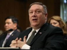 Pompeo, Trump's pick to be secretary of state, vows diplomatic approach to Iran