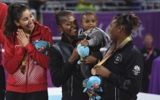Beach volleyball, a baby and bronze for Vanuatu mum