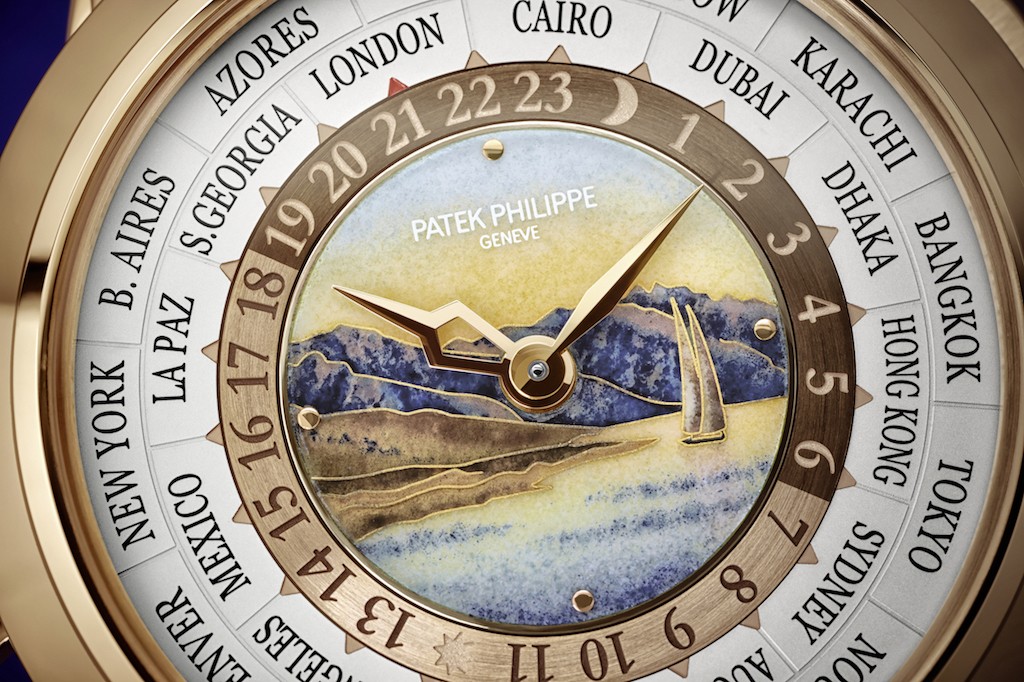 New patek world on sale time