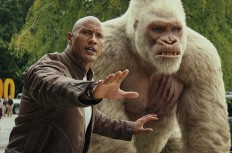 'Rampage' sneaks past 'Quiet Place' to a box-office lead