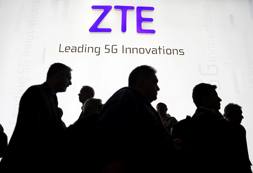 US bans American companies from selling to Chinese phone maker ZTE