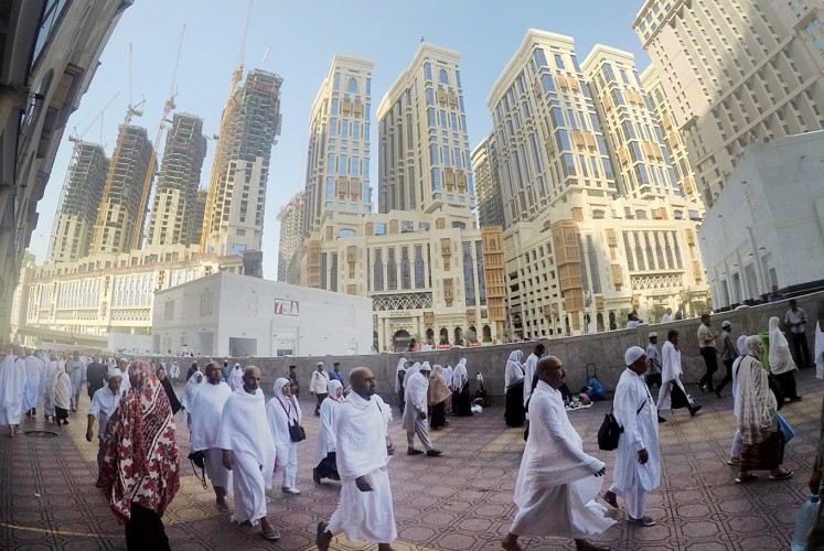 New high-rise buildings stand in Mecca, Saudi Arabia, as the city increases its capacity to accommodate more pilgrims.