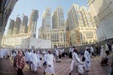 New high-rise buildings stand in Mecca, Saudi Arabia, as the city increases its capacity to accommodate more pilgrims.