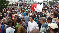 Sinabung eruption victims up in arms