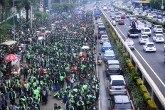 Online 'ojek' drivers to protest during Asian Games opening