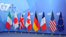 G-7 foreign chiefs meet on Korea, Russia without Pompeo