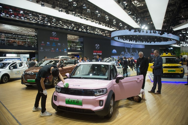 China's electric carmakers bloom at Beijing auto show Business The