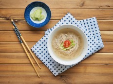 Long lines formed on Friday outside restaurants in South Korea’s capital serving Pyongyang-style cold noodles after the dish took on a starring role at a historic summit between the North and South Korean leaders.