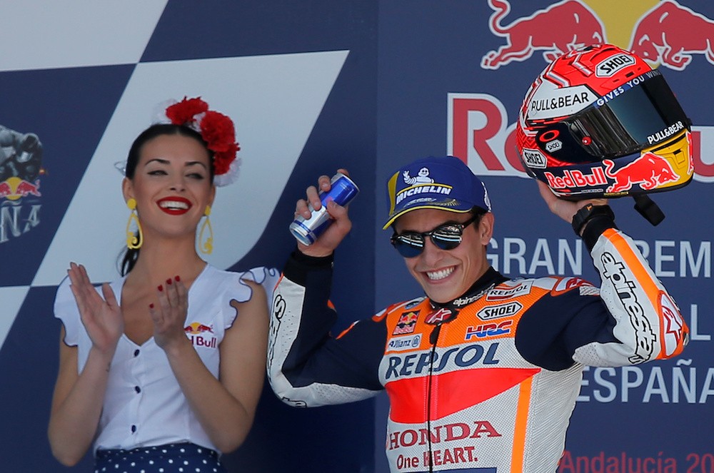 Marquez wins in Spain and takes MotoGP lead