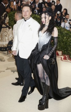 Elon Musk graces Met Gala red carpet with new girlfriend Grimes
