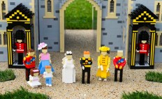 Lego builds miniature Windsor castle to celebrate royal wedding