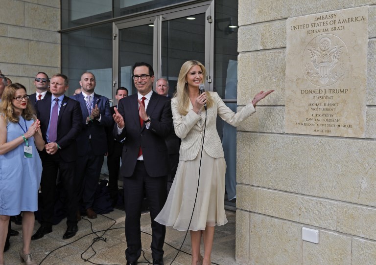 Us Officially Opens Its Jerusalem Embassy In Ceremony World The