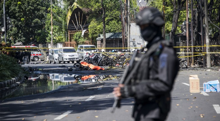 25 killed in East Java attacks, including 13 suicide bombers
