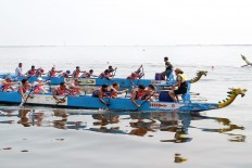 Reviving tradition in the second Jakarta Dragon Boat Festival