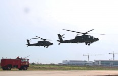 Indonesian Army gets eight Apache helicopters