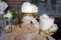The wedding cake by Claire Ptak of London-based bakery Violet Cakes in Windsor Castle for the wedding of Meghan Markle and Prince Harry in Windsor, Britain, May 19, 2018.