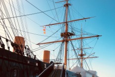 A day at the docks with world's oldest warship