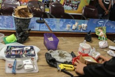 Explosive material, weapons seized at Riau University