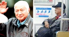 Image of man on train sparks Soeharto nostalgia