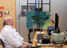 Scans reveal newsprint, second painting under Picasso