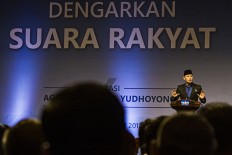Agus Yudhoyono considers running with VP Kalla in 2019 election