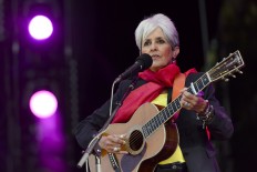 Folk icon Joan Baez can't get past Paris nightclub doorman
