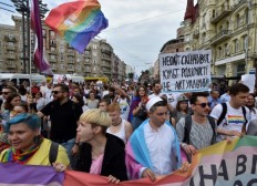 Kiev police detain 56 far-right activists during LGBT march